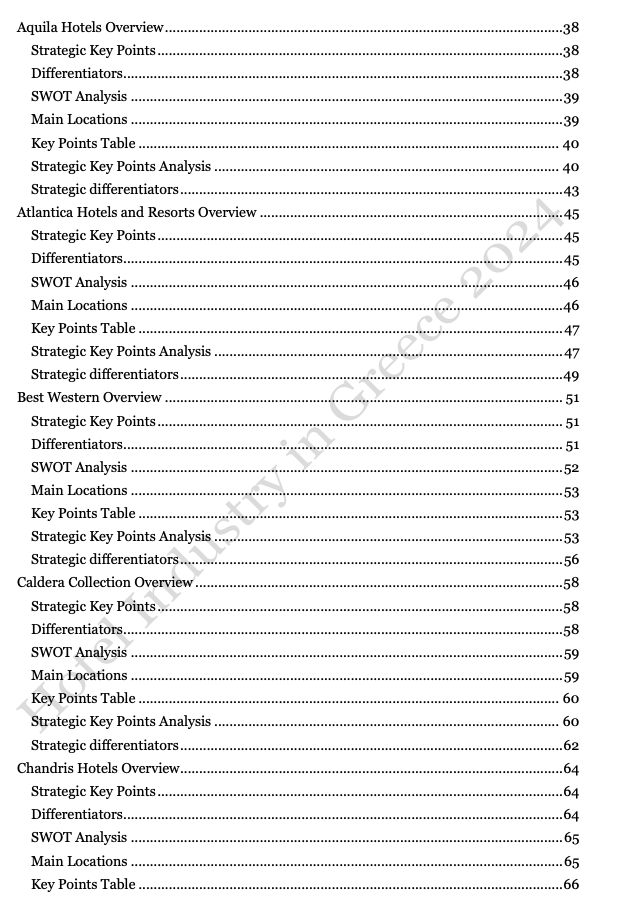 Appendix II - Hotel Chains: In-Depth Analysis of Key Players in the Greek Hospitality Industry (2024) - Image 12